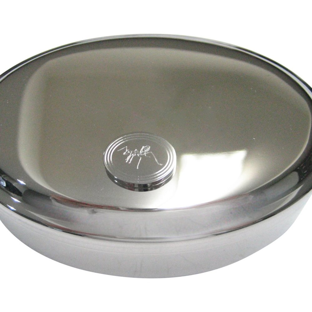 Oval Ant Bug Insect Oval Trinket Jewelry Box